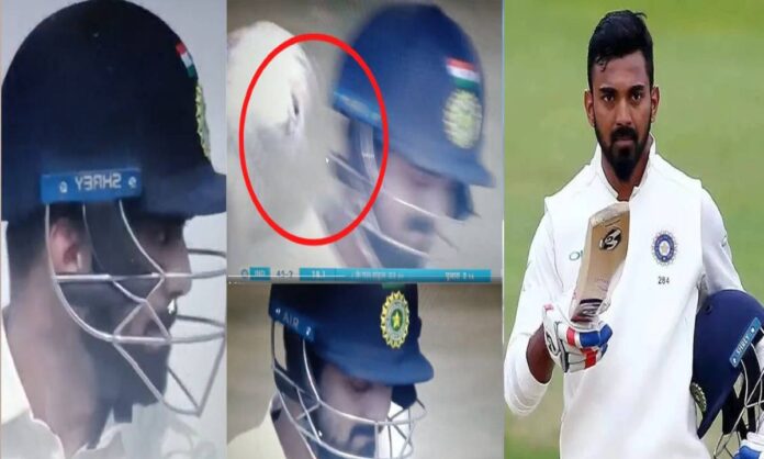 पहले टेस्ट मैच में आउट होने पर गुस्से में नजर आए KL Rahul, बल्ले पर ही जोर से मार दिया मुक्का
